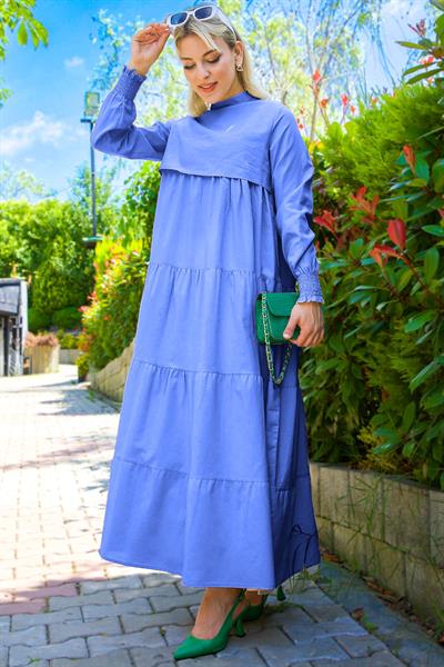 Kat Kat Elbise Açık Mavi HM2172