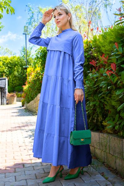 Kat Kat Elbise Açık Mavi HM2172