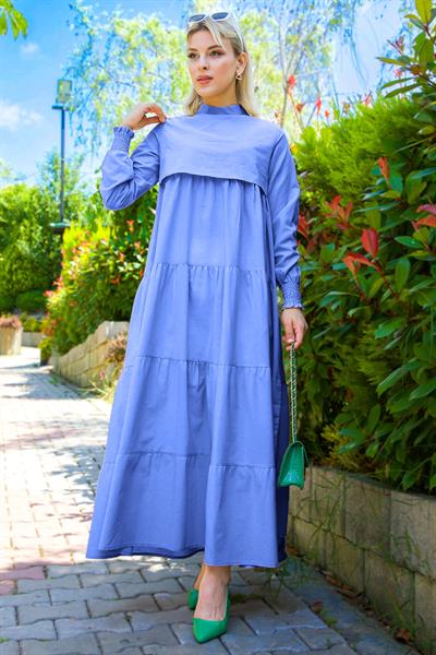 Kat Kat Elbise Açık Mavi HM2172