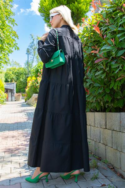 Kat Kat Elbise Siyah