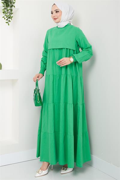 Kat Kat Elbise Yeşil HM2172