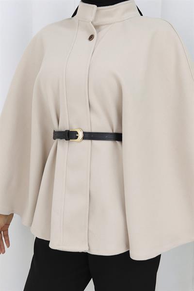 Kemerli Kaşe Panço Bej HM2842