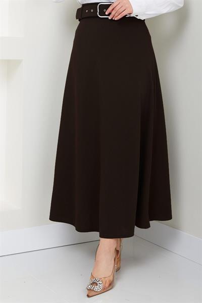 Kemerli Mevlana Etek Acı Kahve HM2370