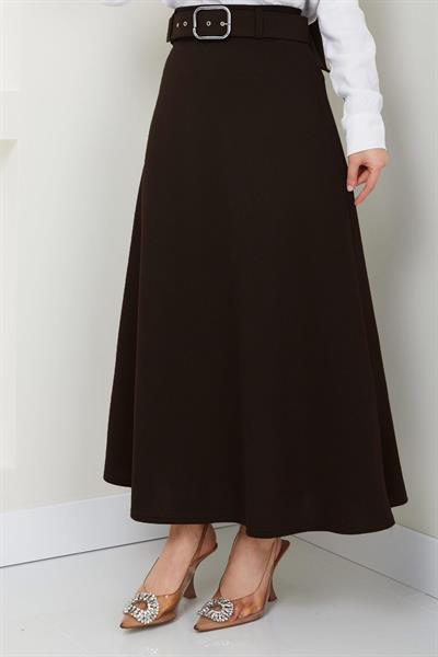 Kemerli Mevlana Etek Acı Kahve HM2370