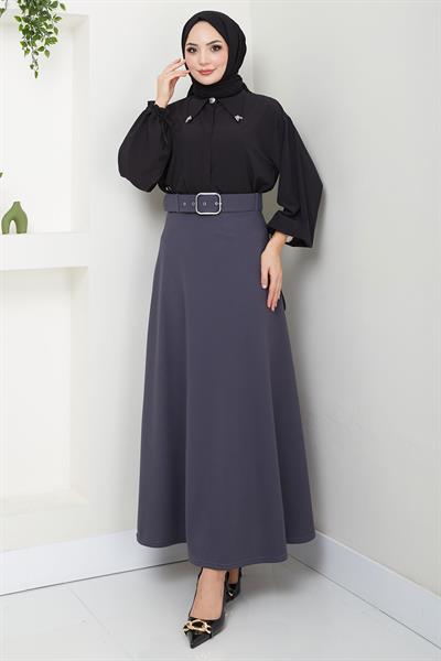 Kemerli Mevlana Etek Füme HM2370