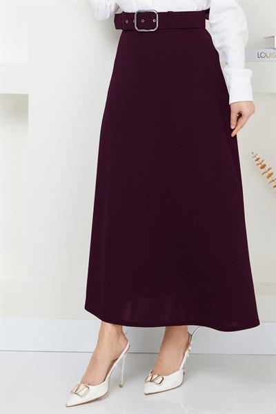 Kemerli Mevlana Etek Mürdüm HM2370