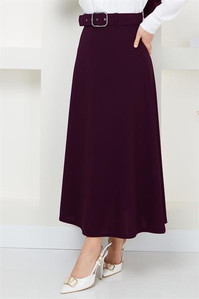 Kemerli Mevlana Etek Mürdüm HM2370