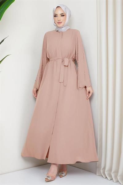 Kolu Taşlı Gizli Patlı Ferace Pudra HM2152