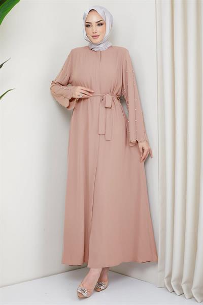 Kolu Taşlı Gizli Patlı Ferace Pudra HM2152