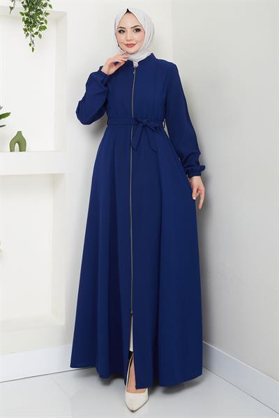 Kuşaklı Ferace İndigo HM2326