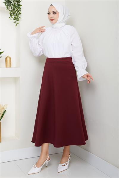 Mevlana Etek Bordo HM2716