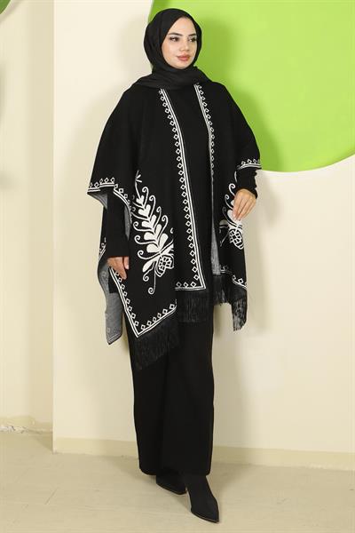 Pançolu Üçlü Triko Takım Siyah HM2814