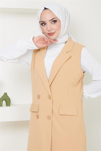 Yelekli İkili Takım Camel HM2497