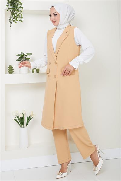 Yelekli İkili Takım Camel HM2497