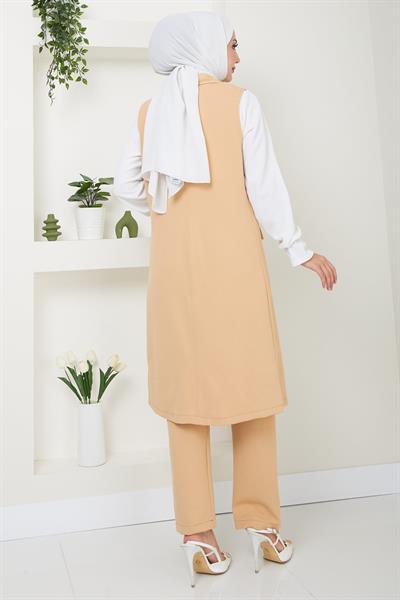 Yelekli İkili Takım Camel HM2497