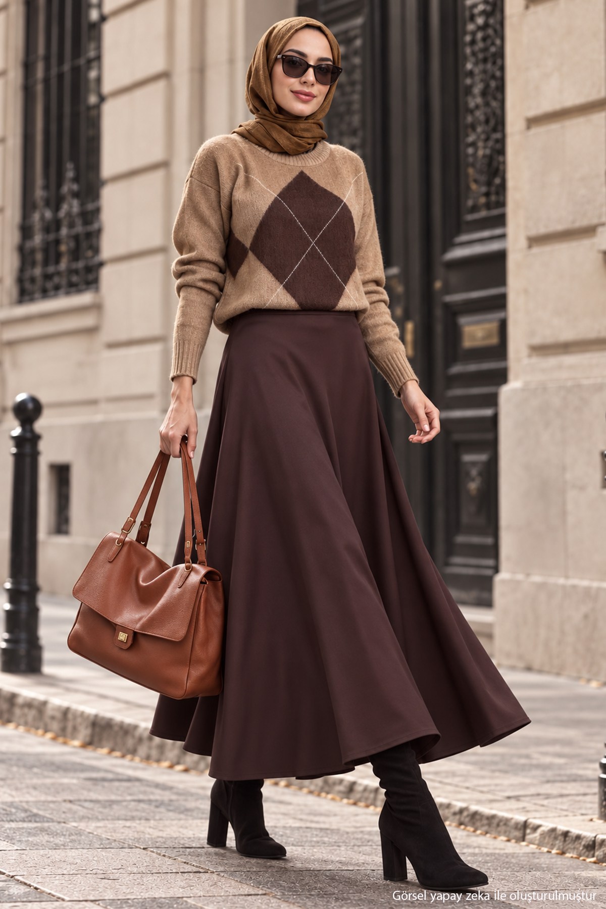 Baklava Desen Kazak Camel HM2976
