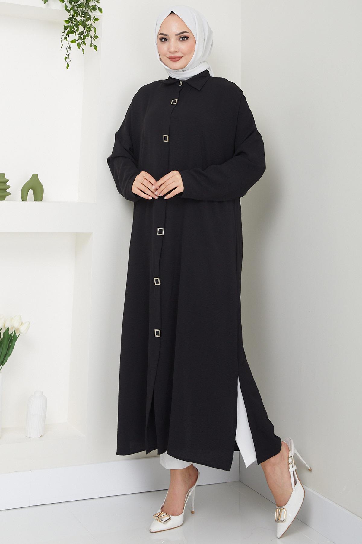 Çıt Çıtlı Ayrobin Kap Siyah HM2446