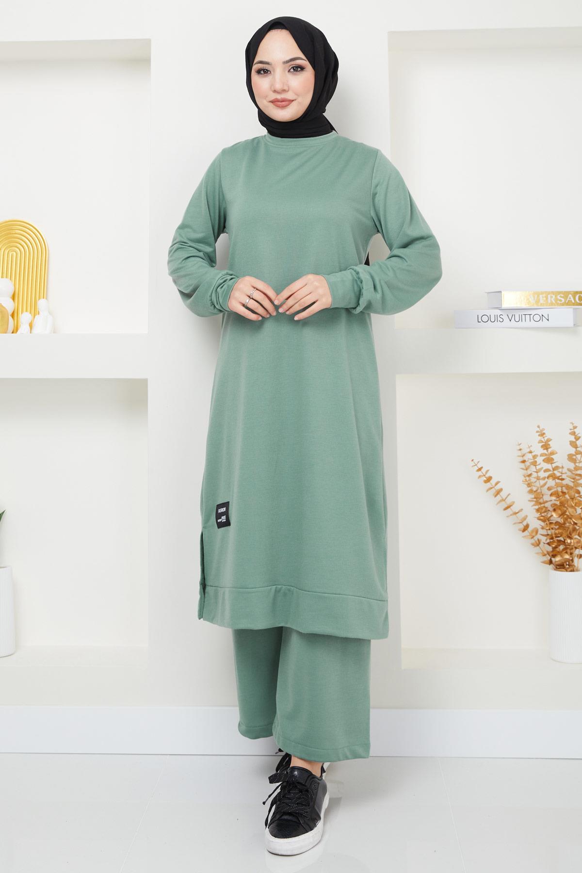 Feray Tesettür Eşofman Takımı Mint HM2384