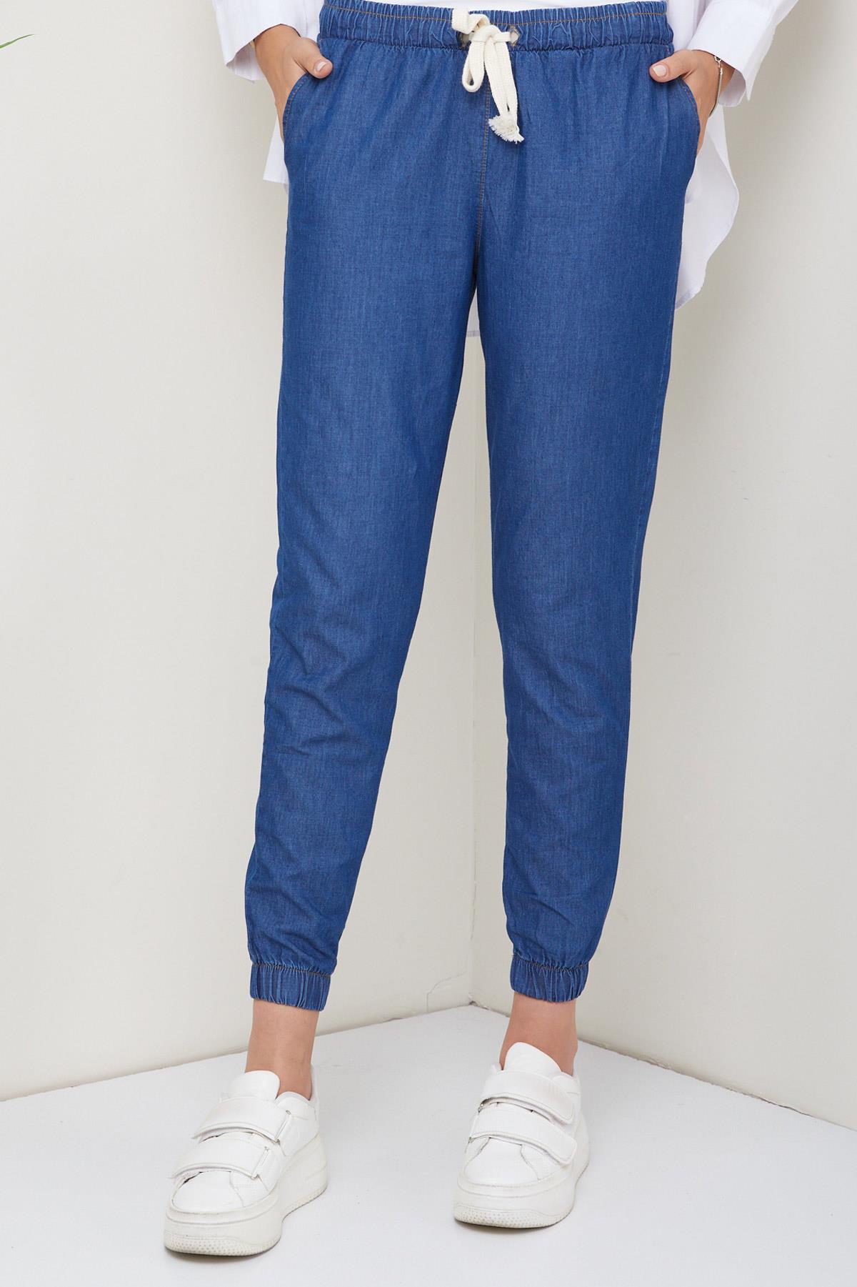 Jogger Kot Pantolon Koyu Mavi HM2210
