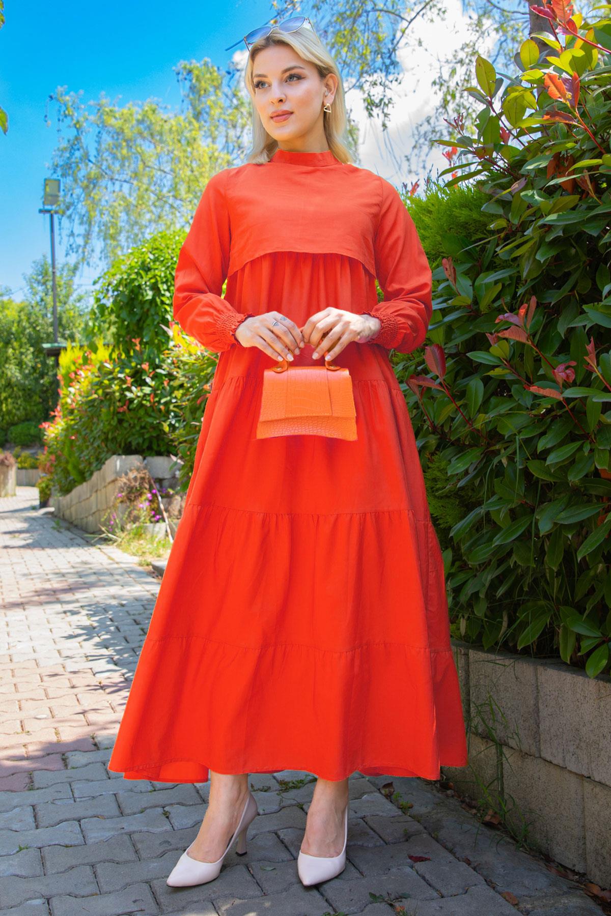 Kat Kat Elbise Turuncu HM2172