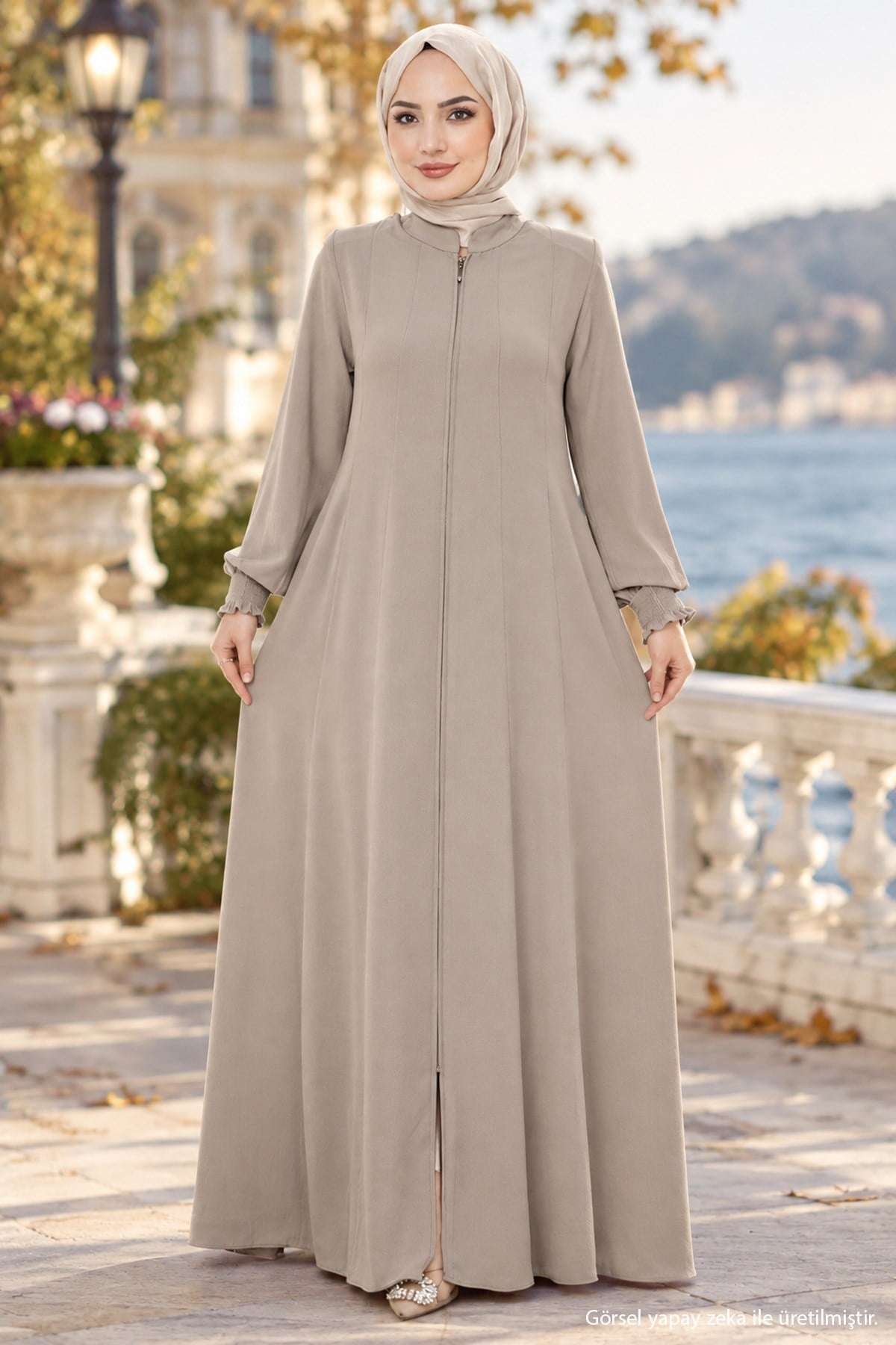 Parçalı Mevlana Ferace Vizon HM2362