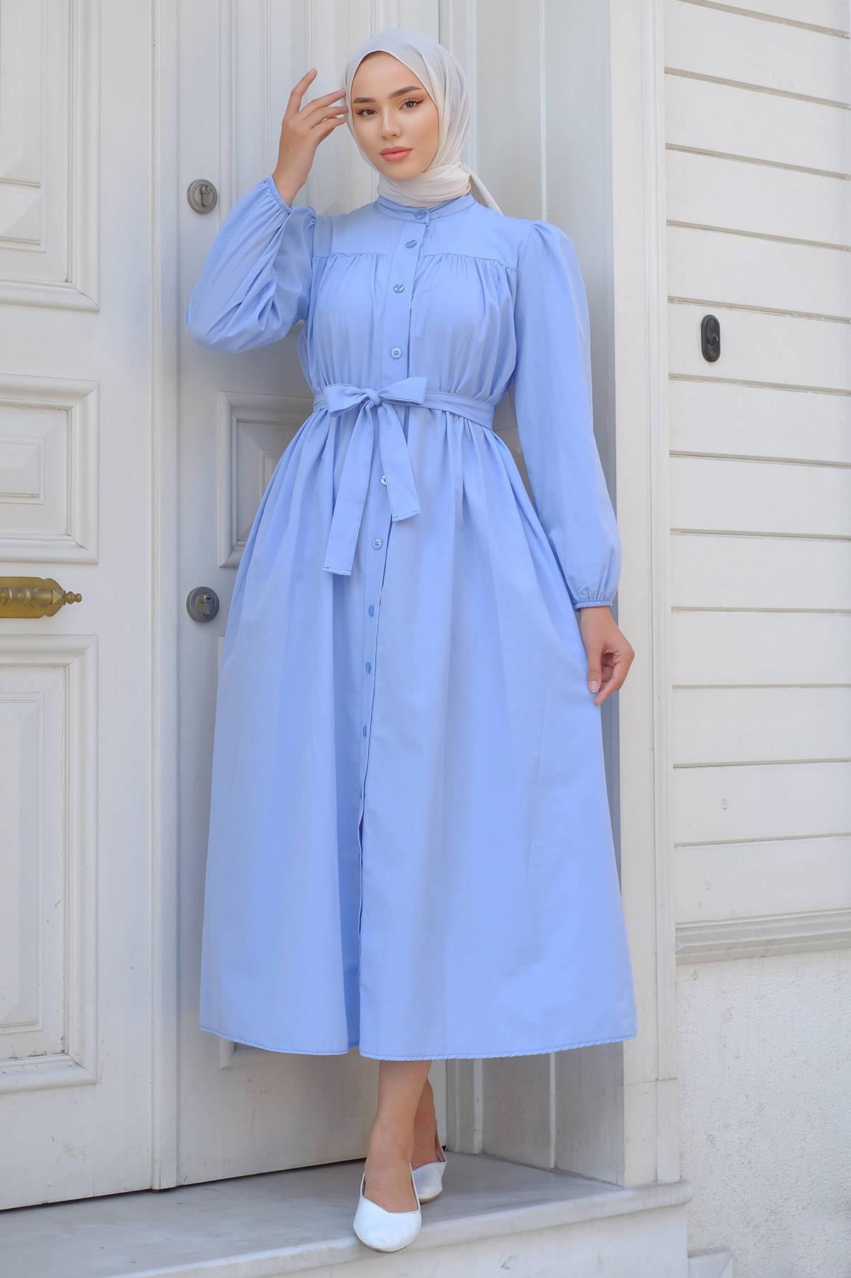 Robalı Mevlana Elbise Bebe Mavisi HM2223