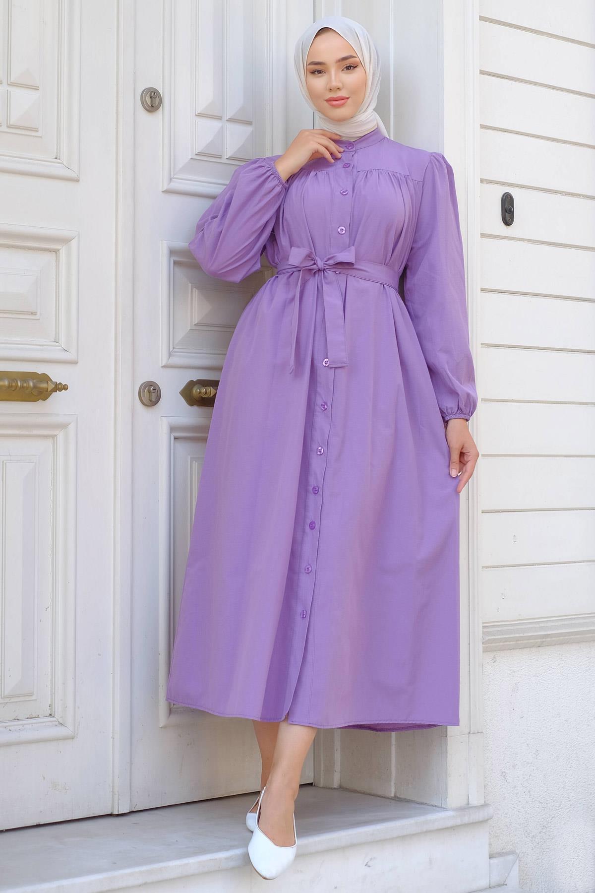 Robalı Mevlana Elbise Lila HM2223