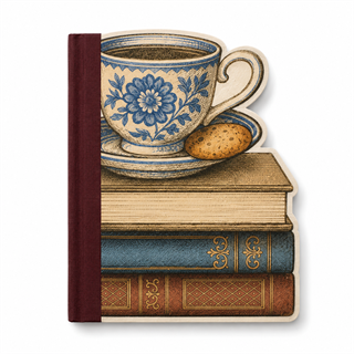 IF Eclectionery Notable Books Cup On Books Notluk 38607