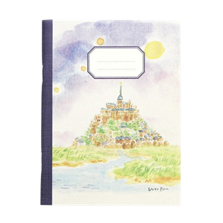 Pansy Daisy L'après Pocket Notebook Cep Not Defteri - Mont Saint Michel Sunset