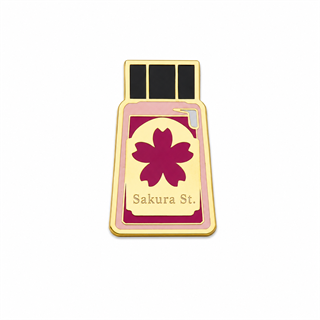Esterbrook Sakura Dragon Lapel Pin Yaka Rozeti Ink