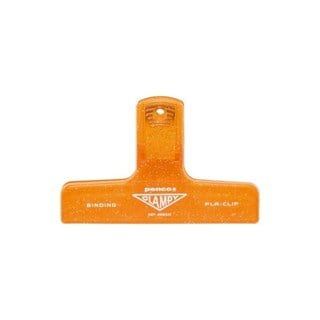 Penco Clampy Glitter Plastic Klips Orange
