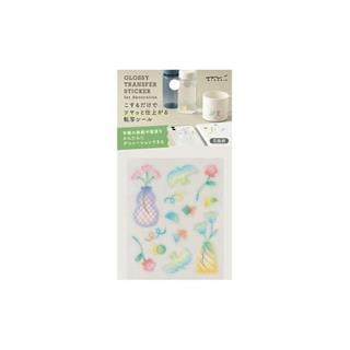Midori Retro Flower Sticker Set - 3