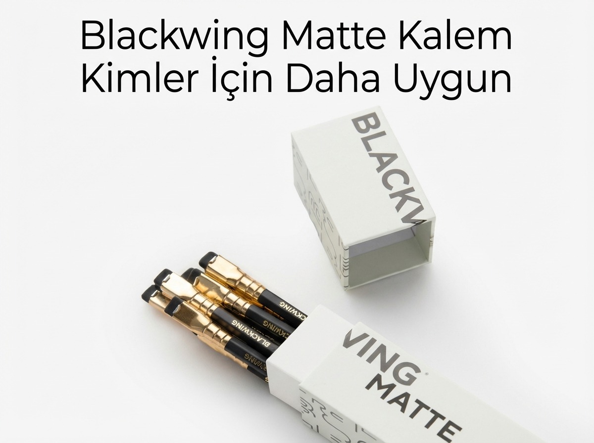 Blackwing Matte Kalem Kimler İçin Daha Uygun