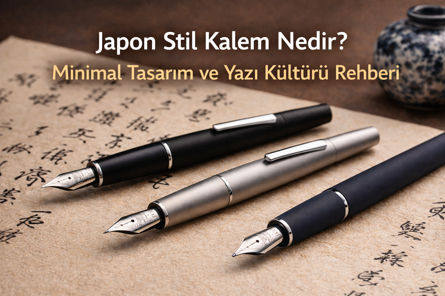 Japon Stil Kalem Nedir? Minimal Tasarım ve Yazı Kültürü Rehberi