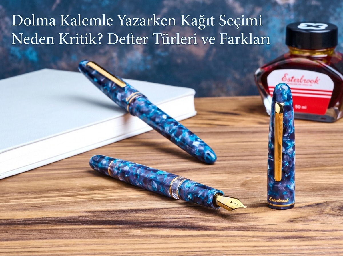 Dolma Kalemle Yazarken Kağıt Seçimi Neden Kritik? Defter Türleri ve Farkları