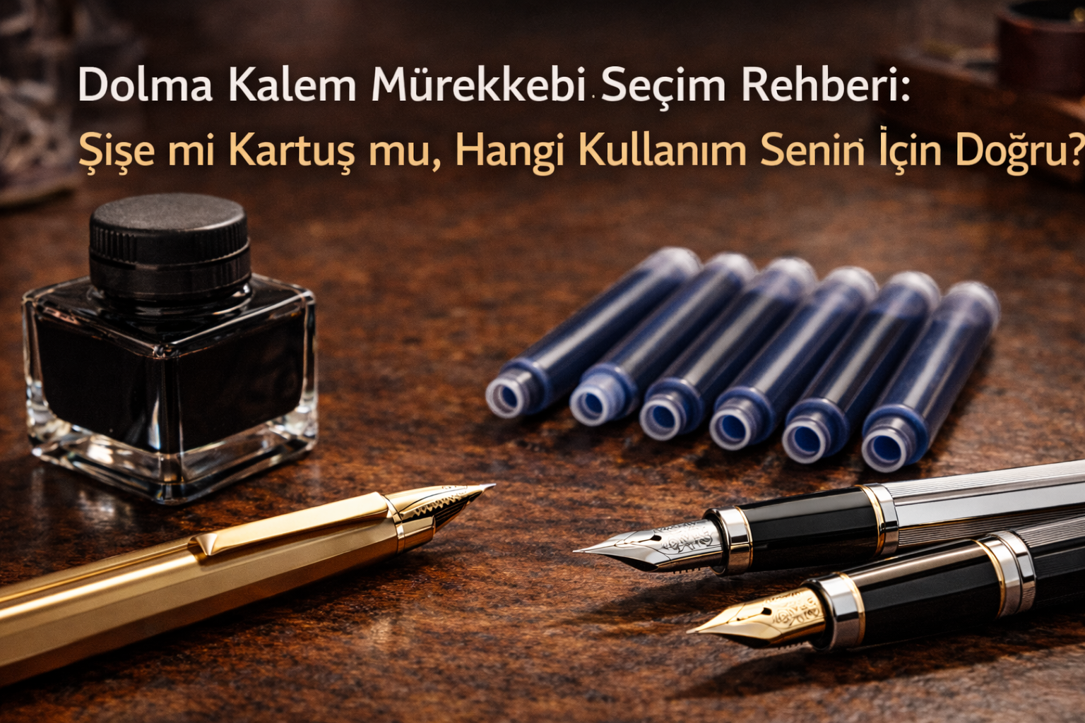 Dolma Kalem Mürekkebi Seçim Rehberi Şişe mi Kartuş mu, Hangi Kullanım Senin İçin Doğru