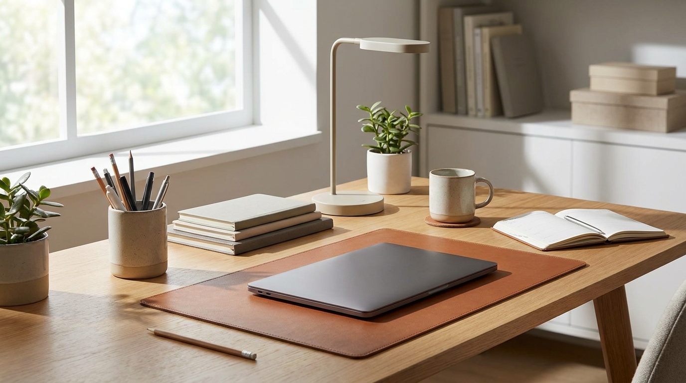 masaüstü organizasyonu,çalışma masası düzeni,desk setup türkiye,masaüstü kırtasiye düzeni