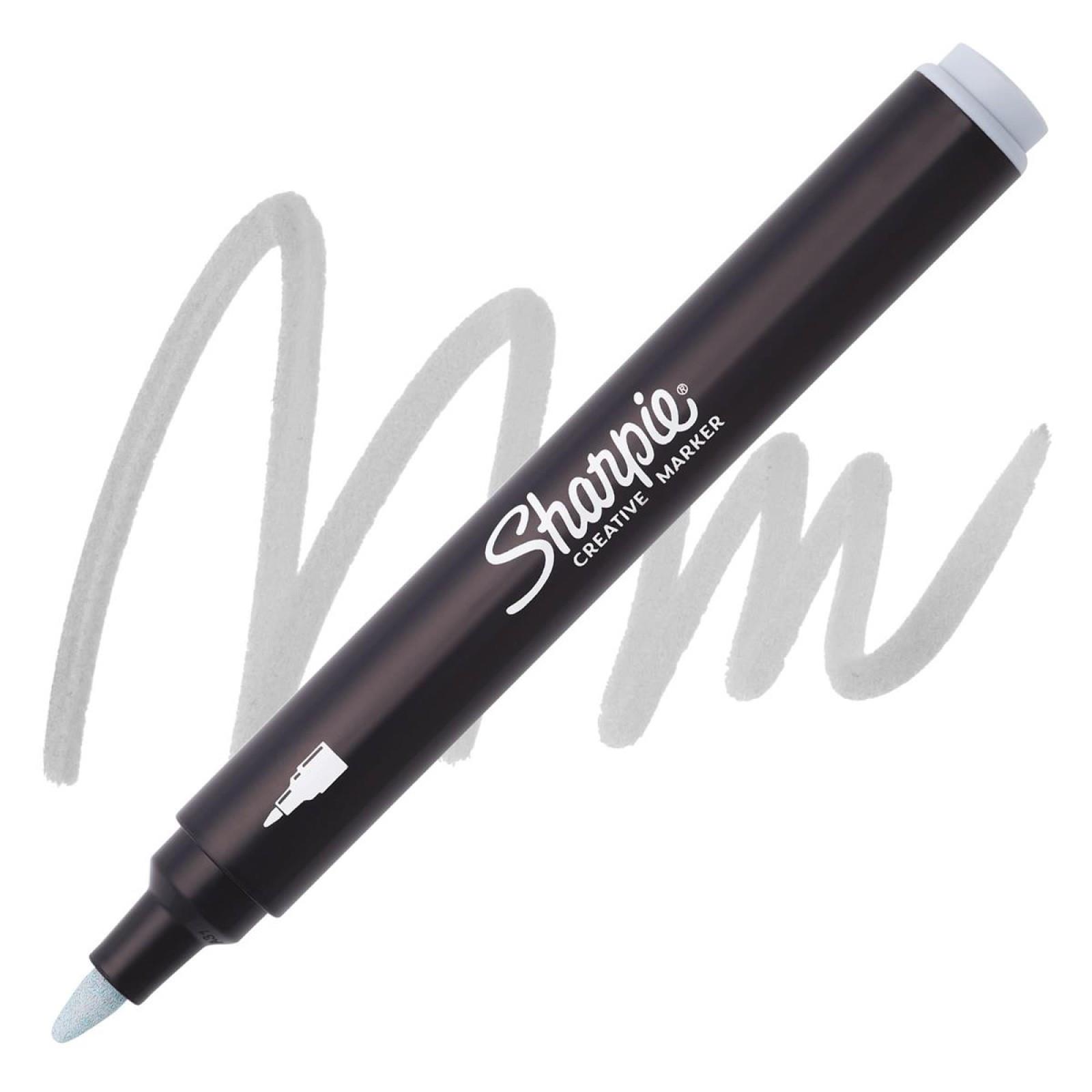 Sharpie Creative Akrilik Yuvarlak Uçlu Çizim Kalemi - Açık Gri