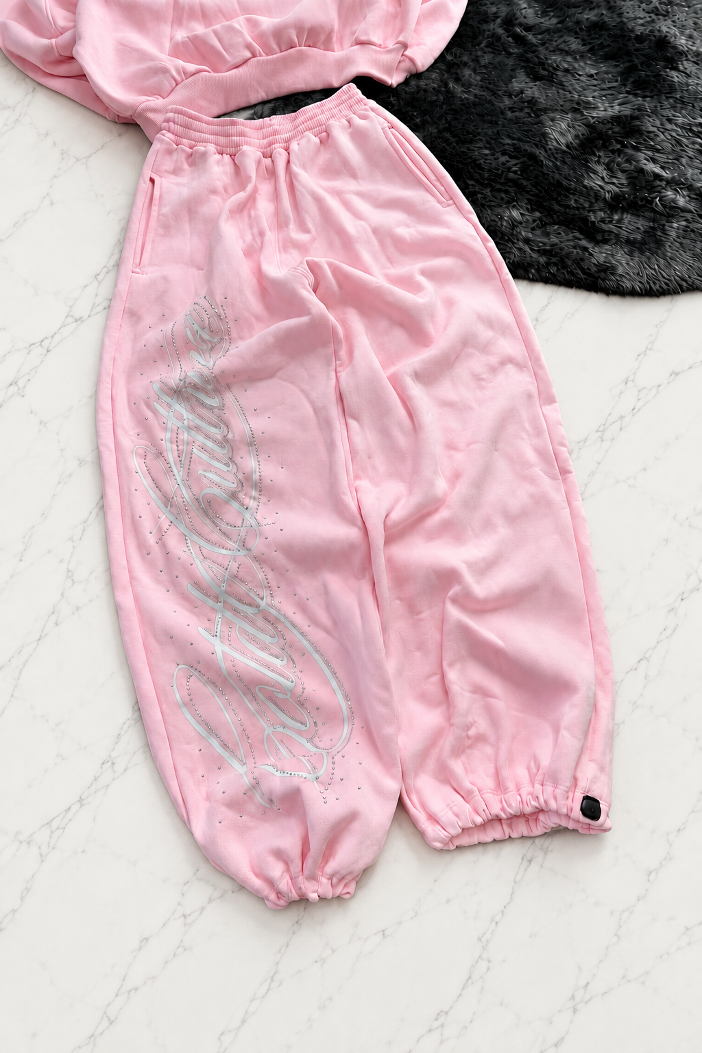 Angel Taşlı Baggy Unisex Eşofman Takımı