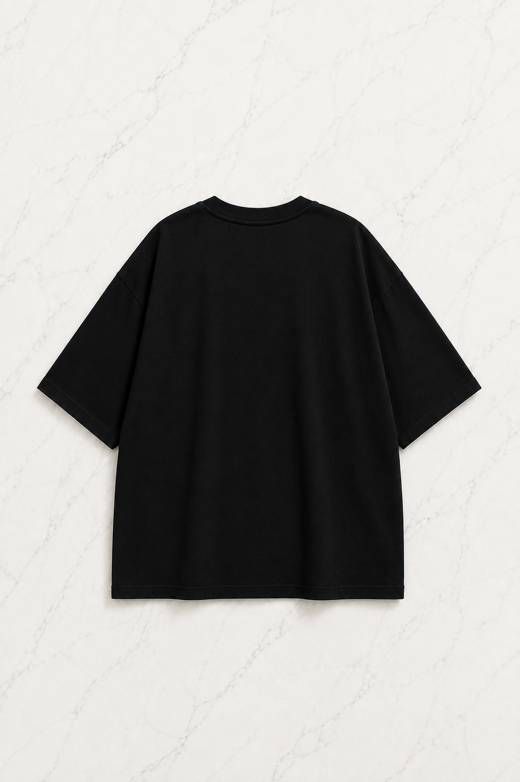 Angels Anime Oversize Unisex Siyah T-shirt