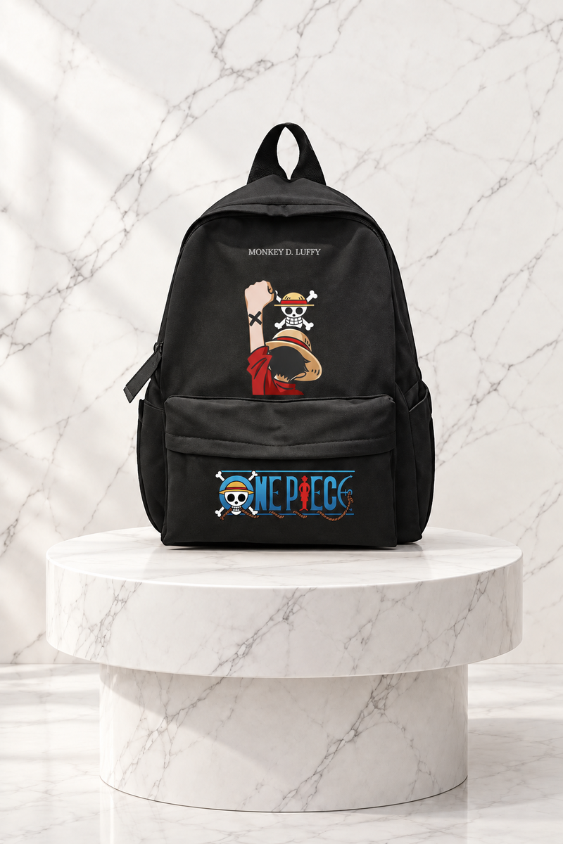 Anime One Piece Lufy Baskılı Sırt Okul Çantası