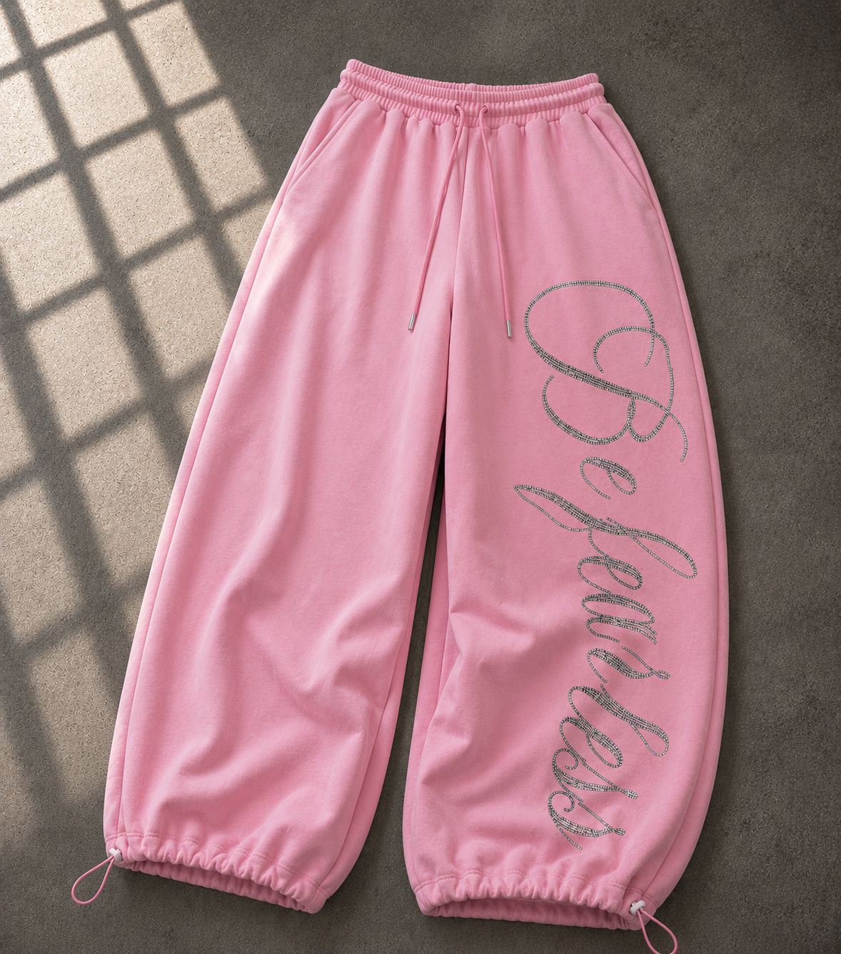 Baddie Detaylı Baggy Unisex Eşofman Altı