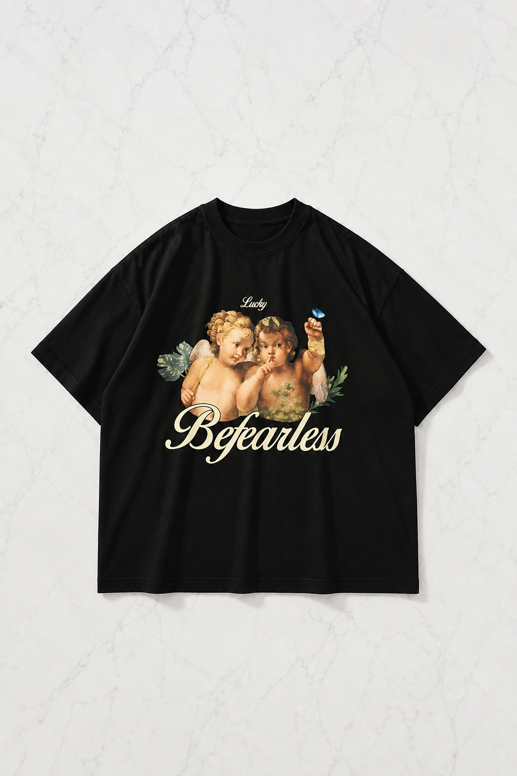 Befearless Detaylı Oversize Unisex T-shirt