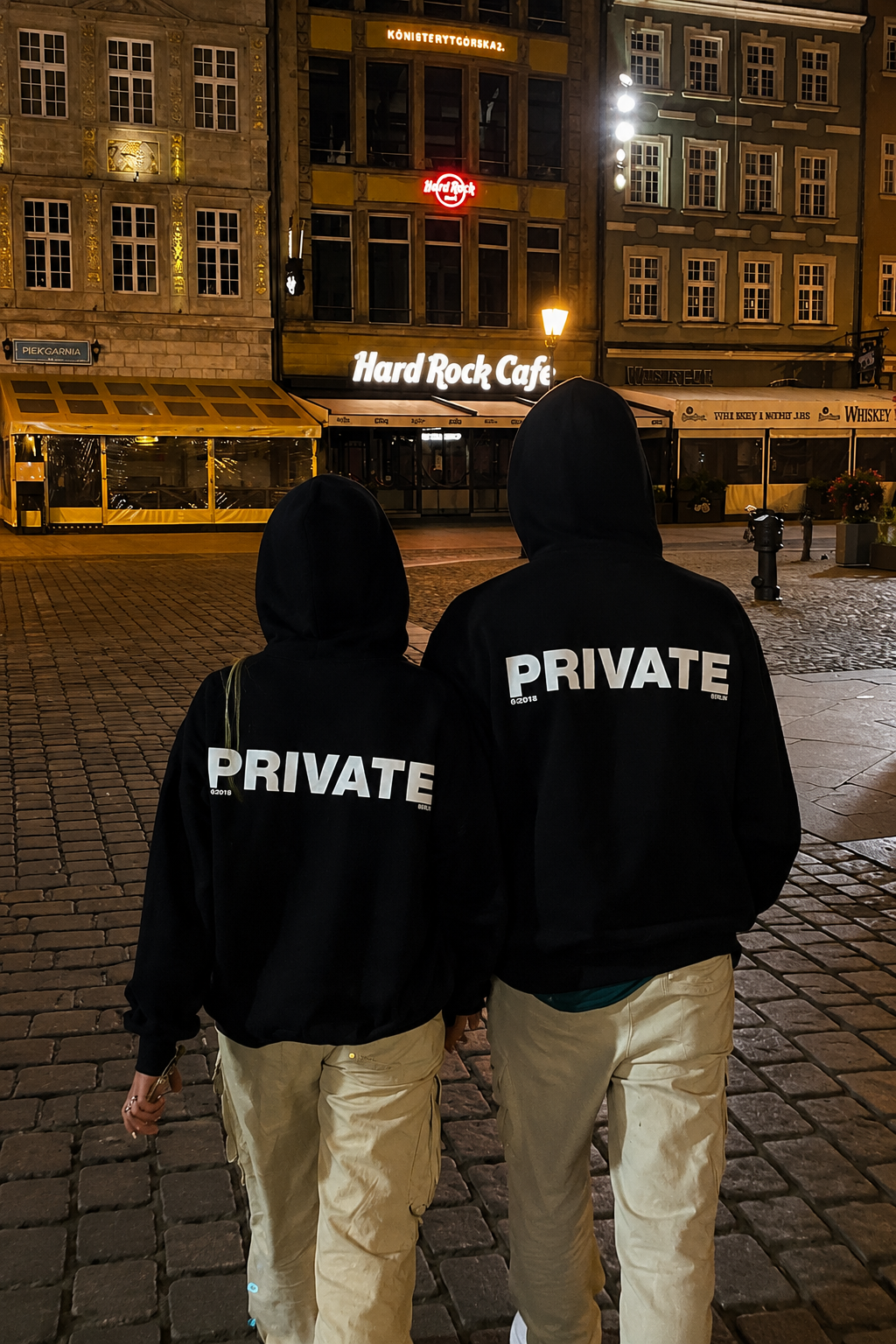 Black Sırt Private Sweatshirt