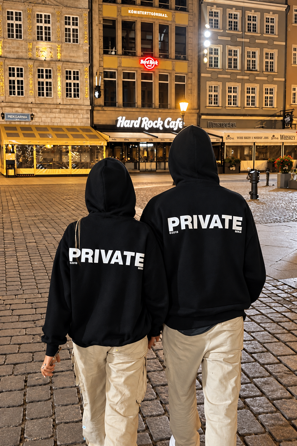 Black Sırt Private Sweatshirt