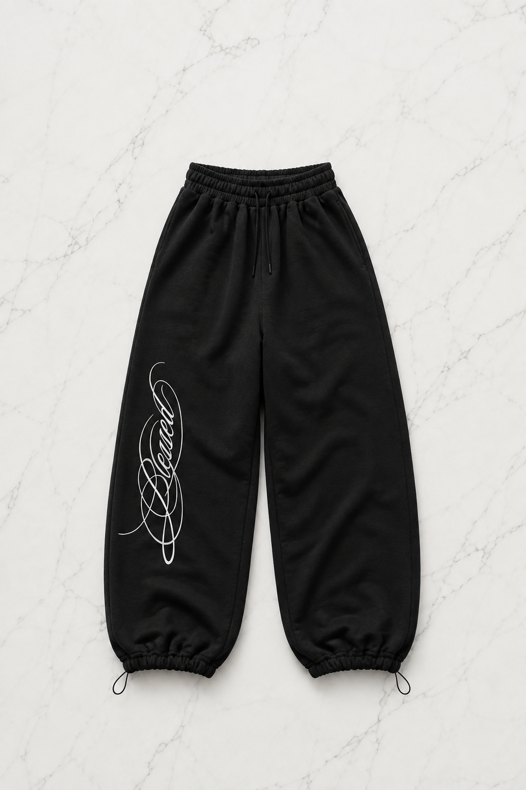 Blessed Script Detaylı Baggy Eşofman Takımı
