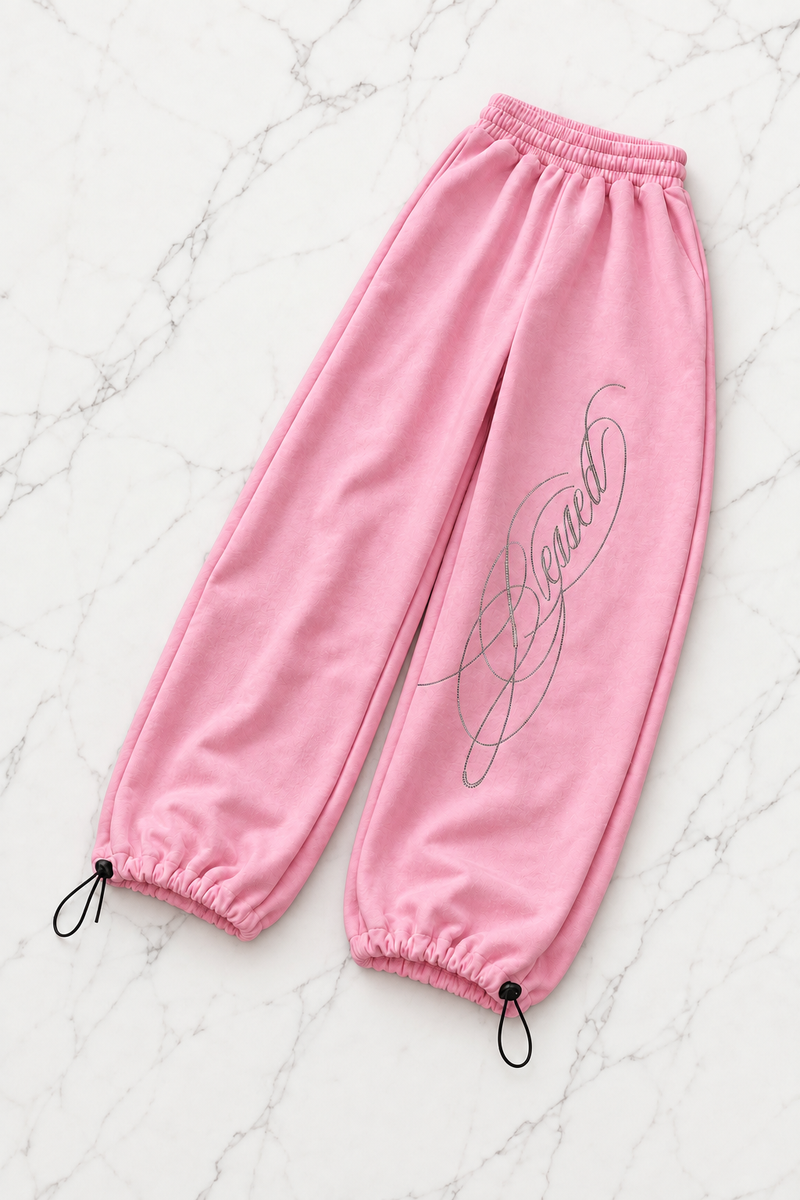 Blessed Taş Baskılı Baggy Unisex Eşofman Altı