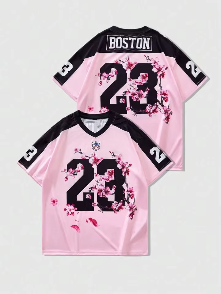 Boston 23 Flower Jersey Unisex Jersey Forma