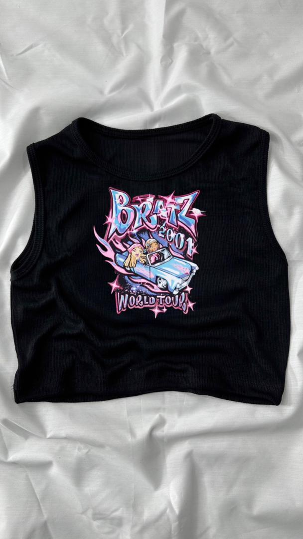 Bratz Detail Tech Crop Tank