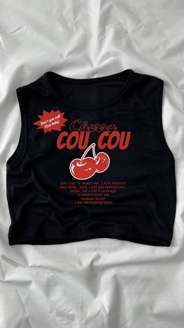 Cou Cou Detail Crop Tank